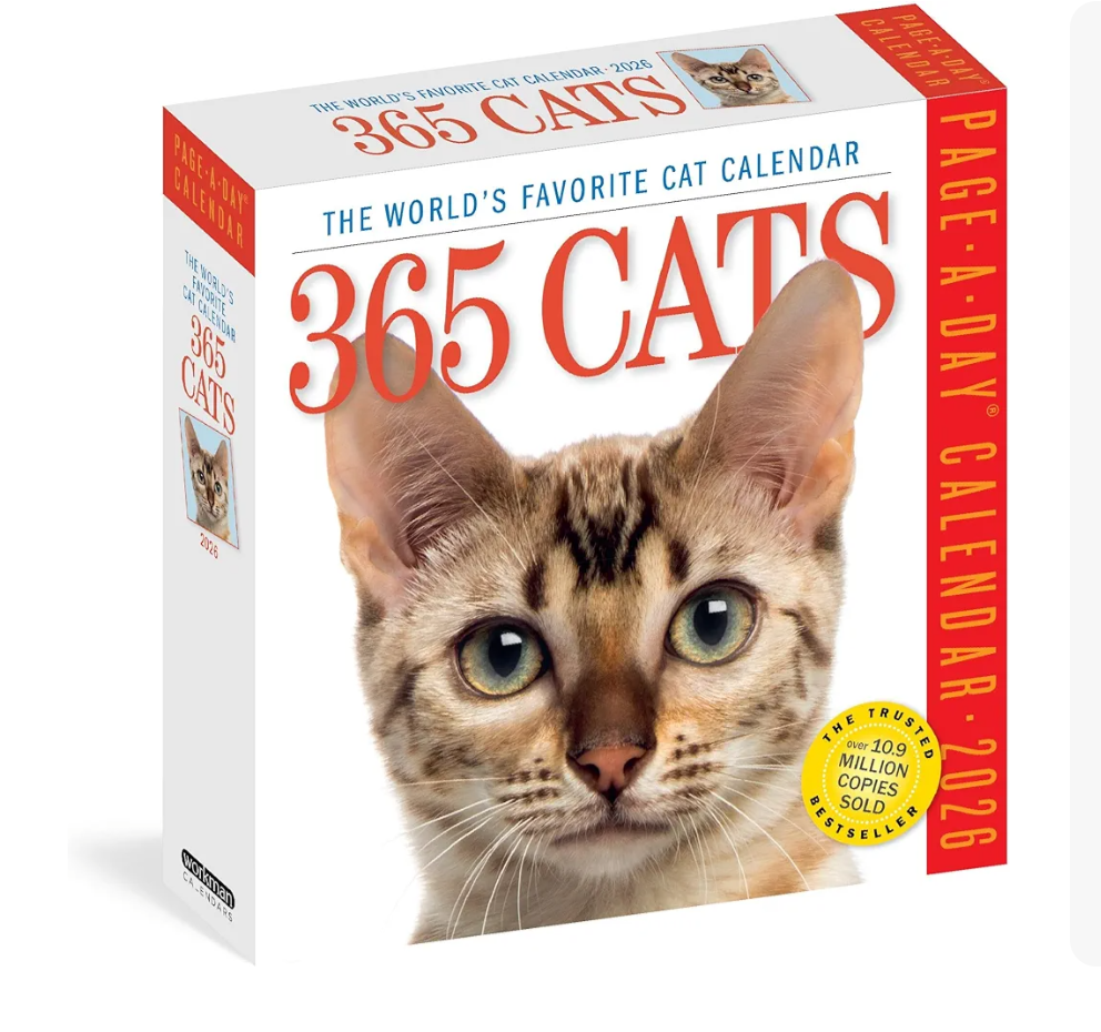365 Cats Page-A-Day® Calendar 2026: The World's Favorite Cat Calendar