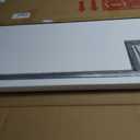 Keonjinn 55" x 30" Brushed Nickel Bathroom Mirrors for Over Sink, Aluminum