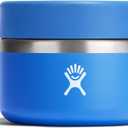 Hydro Flask Food Jar Insulated Stainless Steel, Snack Travel Container for Hot Food, Lunch, & Soup 12 Oz Cascade Blue