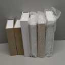 Tioncy 6 Pcs Decorative Books for Home Decor Modern Linen Covered Book Set Fake Books for Bookshelf Shelves Mantel Tiered Tray Hotel Display