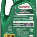 Castrol GTX High Mileage 5W-30 Synthetic Blend Motor Oil, 5 Quarts
