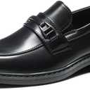Bruno Marc Boys Dress Slip-on Penny Loafer(Toddler/Little Kid/Big Kid) size 3 (Black)