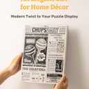 Chupa Chups X PieceRelax Puzzle Canvas Wall Art 366 Plastic Pieces for Adults - Timeless Memories - Chups Daily B&W - Unique Gift & Home Dcor with Jigsaw Puzzle Artwork [HN1436]