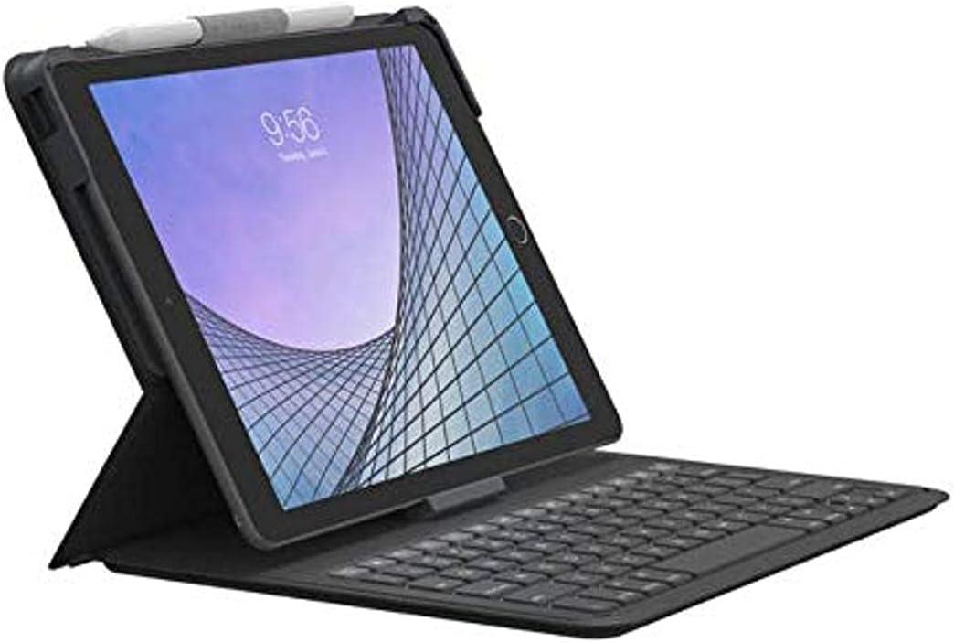 ZAGG - Messenger Folio 2 - Tablet Keyboard & Case for 10.2-inch iPad, 10.5-inch iPad/Air 3 (iPad 10.2" (Gen 9, 8, 7)/ Pro 10.5" (Gen 2))