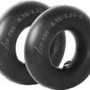 4.10/3.50-4 Heavy Duty Replacement Inner Tube with TR-87 Bent Valve Stem (2-Pack) - for Wheelbarrows, Mowers, Hand Trucks and More 3.50-4 Tire