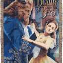 Disney's Beauty & The Beast, "Ballroom Waltz" Woven Tapestry Throw Blanket, 48" x 60", Multi Color
