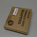 XPCARE Dog Diapers Female (4 Pack) - Washable Reusable Female Dog Diapers - Highly Absorbent Puppy Diapers for Dogs in Heat, Incontinence, or Excitable UrinationSmall