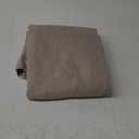 jinchan Linen Textured Room Darkening Curtain 96 Inch Long for Living Room Room Darkening Thermal Insulated Grommet Top Window Drape for Bedroom 52x96 Taupe 1 Panel (52"W x 96"L (Pack of 1))