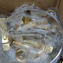 Chafing Dishes for Buffet with Glass Lid, 6.5QT 4 Pack Round ,GoldLarge Capacity, Rolled-edge, Stainless Steel Buffet Servers and Warmers, Food Warmers for Parties, Weddings, Catering