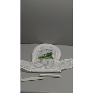 Lazy Greeny Day, Frog, Shower Seat for Baby/Toddler, White