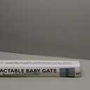 Momcozy Retractable Mesh Baby Gate or Dog Gate (33x71 Inch, White)