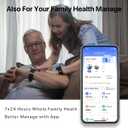 Smart Watch Blood Pressure with Dual Patented Band, Wrist BP Monitor Sleep Monitor Sports Tracking App for Android and iOS Blood Pressure Watch Supports Data Sharing