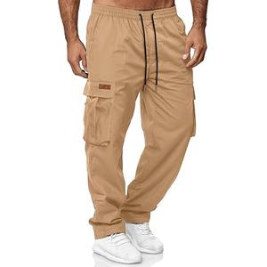 XL HOTake Men's Casual Cargo Sweatpants Waist Drawstring Joggers Hiking Tactical Pants for Men with Pockets