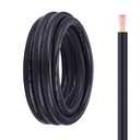 Geosiry 4/0 Battery Cable, 20FT Black Stranded Oxygen-Free Pure Copper Wire, 4/0 Welding Cable for Automotive, Battery, Solar, Marine and Generator