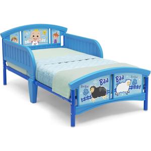 Delta Children Plastic Toddler Bed, Plastic/Steel, CoComelon