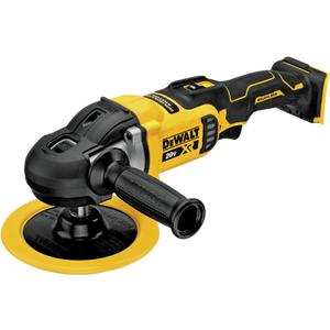 DEWALT 20V MAX* XR Cordless Polisher, Rotary, Variable Speed, 7-Inch, 180 mm, Tool Only (DCM849B)