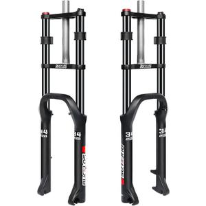 BUCKLOS 26x4.0 Fat Tire Ebike Oil Front Suspension Fork, 9x135mm QR