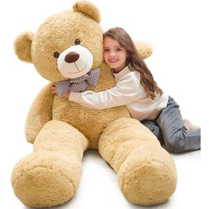 MorisMos Big Teddy Bear, 55inch Large Teddy Bear Plush, Lifesize Stuffed Animals Gifts for Girlfriend, Boyfriend, Brown