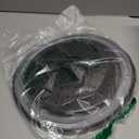 LekDrok 10 Inch Microwave Food Cover & Collapsible Silicone Mat - Splatter Guard, Plate Holder & Kitchen Colander for Meal Prep, Charcoal