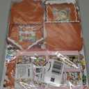 X Hot Popcorn 67 PCS Christmas Picture Frames Ornament Kit Xmas DIY Gingerbread Candy Photo Ornaments Christmas Photo Frame Present Set for Xmas Tree Holiday Party Art Decorations