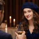 Wool Beret Hats for Women Men,Timeless French Hat,Adjustable Headband, Beanie Cap Painter Berets. (Black)