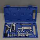 Thorstone Single Flaring Tool & Swaging Tool Kit for HVAC, Tubing, Copper Pipe Flaring with Tubing Cutter and Ratchet Wrench, 45 Degrees, Blue