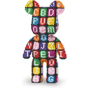 Bear Micro Mini Building Block Sets for Adults, No Compatible with Lego, 6800PCS Building Toys for Home & Office Decor, MOC 3D Creative Model Gifts for Christmas