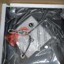 Kondras 2-Light Farmhouse Ceiling Light Fixture, Industrial Square Flush Mount Ceiling Light, Modern Black Metal Hallway Ceiling Lighting Fixture for Kitchen Entryway Living Room Bathroom Porch (1-Pack)