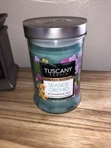 Tuscany Candle, Limited Edition Seaside orchid, With Essential Oils, Sea Breeze and Coastal Blooms 18OZ
