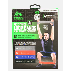 4pk Loop Resistance Bands