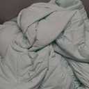 Bedsure California King Comforter Cooling Blankets for Hot Sleepers, Lightweight Comforter for Summer with Dual-Sided Cool Tech, Soft Breathable Cold Duvet for Sleeping, Green, 102x96 Inches