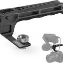 SmallRig Top Handle with 3/8"-16 Locating Pins for ARRI Grip for Camera Cage, Universal Video Rig with 5 Cold Shoe Adapters to Mount DSLR Camera with Microphone/LED Light/Monitor - 3765