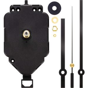 Gejoy Pendulum Clock Mechanism Replacement Kit Replacement Long Shaft Quartz Clock Hands Movement Mechanism for DIY