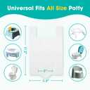 Potty Win [90 Counts] Disposable Potty Liners Compatible with OXO Tot 2-in-1 Go Potty, Potty Refill Bags for Toddler Travel, Universal Potty Bags Fit Most Potty Chairs