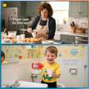 300 Pack 3 oz Disposable Paper Cups with 200 free DIY Stickers, Leakproof Small Mouthwash Cups for Home, Office, Restaurant - Affordable Bulk Bathroom Cups (White)