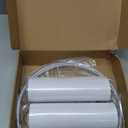 White Lamp Shades Set of 2, Drum Large Lampshades 13" Top x 13" Bottom x 10" High, Replacement Lamp Shades Natural Linen for Table Lamps Floor Lamps, Easy Assembly Required