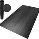 Anti-Fatigue Rubber Floor Mats Non Slip Rubber Utility Mat for Entrance, Home Gym, Exercise Equipment, Garage, Under-Sink, Patio, and Door Mat Black 36" x 60"