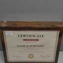 Giftgarden 8.5x11 Picture Frame Set of 15, Rustic