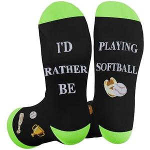 Softball Gifts, Softball Gifts for Team, Softball Gifts for Girls, Softball Mom Gifts, Softball Dad Gifts, Stocking Stuffers Softball Socks, Softball Gifts for Coaches, Gifts for Softball Players, Pack Of 3