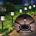 MAGGIFT Solar Powered Pathway Lights - 6 Pack, Waterproof, Warm White for Lawn, Patio, Yard, Walkway, Deck, Driveway