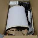 ELYONA Wood Tripod Floor Lamp, Mid Century Reading Standing Lamp with 3 Color Temperatures & Linen Shade, Modern Night Light for Bedroom, Farmhouse, Living Room, Office, 9W LED Bulb Included, Brown