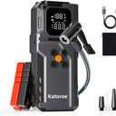 Jump Starter with Air Compressor, 5000A Car Battery Jump Starter (9.0L Gas/7.0L Diesel), 150PSI Tire Inflator 12V Car Battery Jumper Starter Portable with Jumper Cables, LED Light