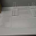4 Pack Acrylic Sign Holder 8.5 x 11 inches, Acrylic Magazine Holder