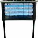 Solar Bug Zapper Outdoor, Pest Control Waterproof High Powered 4500v, Electric Mosquito Killer Rechargeable Mosquito Zapper Fly Trap for Terrace Garden Backyard, Patio Rv Approx 323-753 sq ft