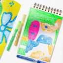 24-Color Glitter Acrylic Marker Pen, Glitter Metallic Shimmer Marker, Water-based Ink Glitter Pens for Rocks Egg DIY Crafts Making