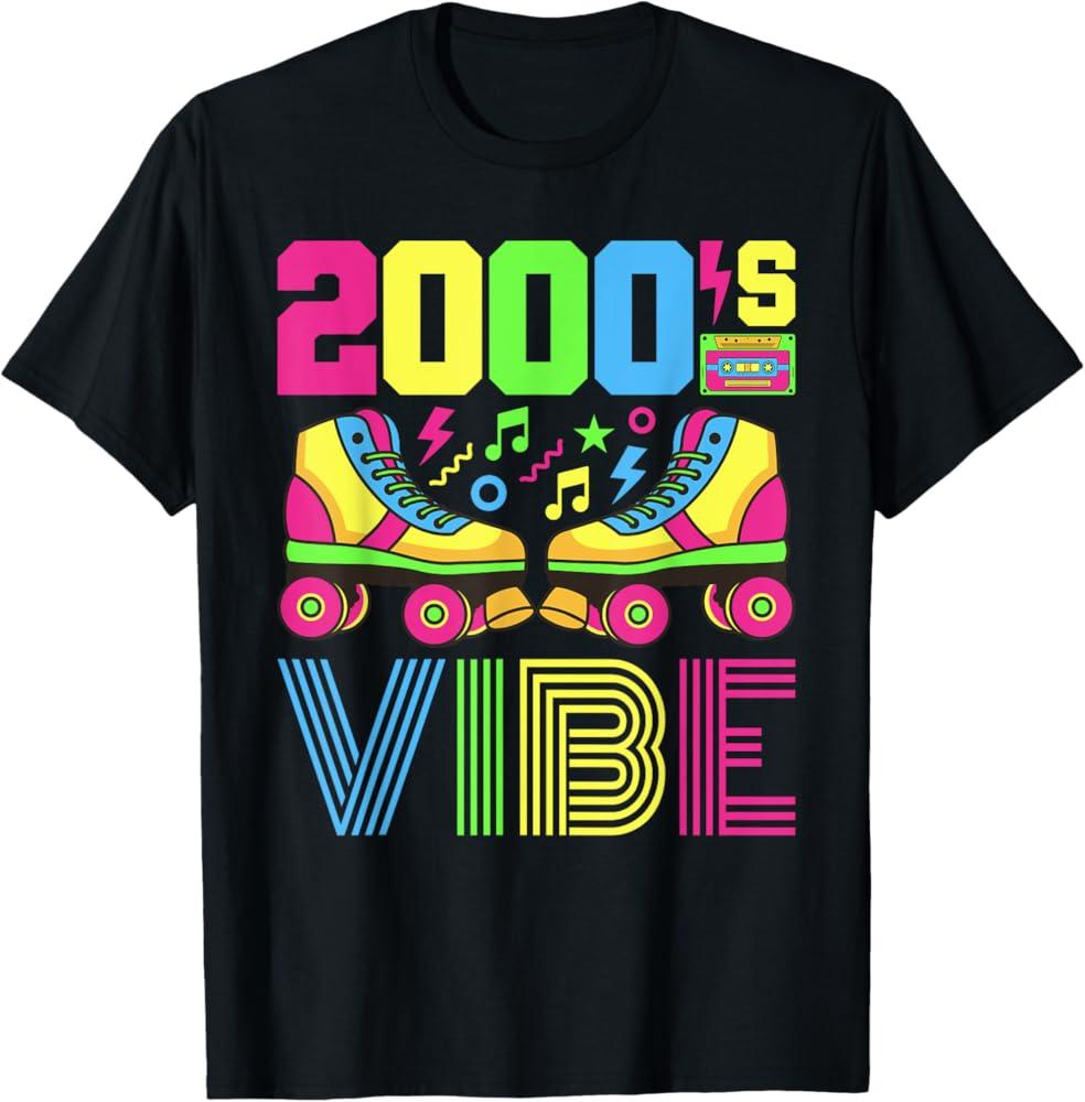 2000's Vibe 00s Theme Party 2000s Costume Early 2000s Outfit TShirt, Size XXL