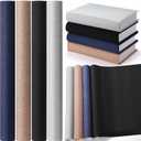 4 Pcs Book Cloth Bookcover Fabric Surface with Paper Backed Binding Cloth Fabric Book Cover for Scrapbooking Album DIY Craft Supplies Home, 4 Colors(Classic Color,40 x 16 Inches)