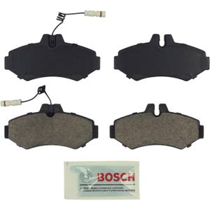 BOSCH BE928 Blue Semi-Metallic Disc Brake Pad Set - Compatible with Select Dodge Sprinter 2500, Sprinter 3500; Freightliner Sprinter 2500, Sprinter 3500; Mercedes-Benz G500, G55 AMG, G550 + More; REAR