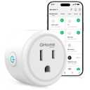 GHome Smart Plug, WiFi Smart Plugs Work with Alexa and Google Home, Smart Outlet Timer with APP Remote Control, 2.4GHz Wi-Fi Only, No Hub Required, ETL FCC Listed, White