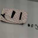 4PCS Organizer Holder for Bogg Bag, Accessories for Bogg Bags, Phone & Cup Holder compatible with Bogg Bag Original, Bag is not included (Floral Checkers)